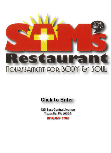 Visit Sam's Restaurant